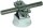 DEHN Leitungshalter 274150 f&uuml;r Rd 8-10mm NIRO grau