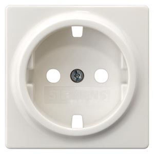 SIEMENS Steckdosenabdeckung 5UH1044 ohne Einsatz 55x55mm titanweiss
