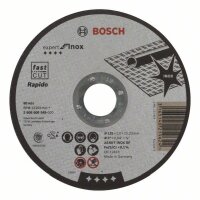 BOSCH Trennscheibe 125 mm INOX gerade