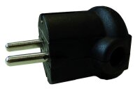 PROT Winkelklappstecker PSSWI16 SK 16A schwarz