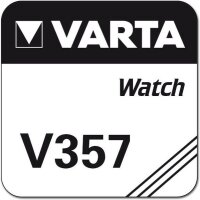 VARTA Uhrenzelle High Drain 00357 Watch 1Stück V357...