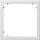 GIRA Adapterrahmen 028303 45x45 quad System 55 Reinwei&szlig; gl&auml;nzend