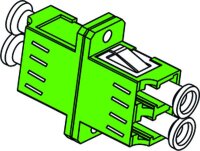 Paschke Datensysteme LWL-Kupplung LC-Duplex SM APC 8 Grad...