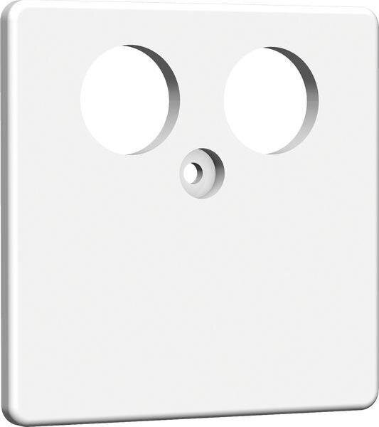 HomeWay Zentralplatte f&uuml;r TV reinweiss HW-ZP-TV HAXHSE-G0201-C001