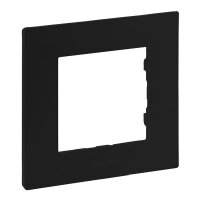 LEGRAND Rahmen 864571 Niloe Step 1fach schwarz