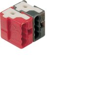 HAGER Bussteckklemmen TG008 2polig rot/schwarz