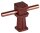 DEHN Leitungshalter 204037 DEHNsnap H=36 braun M8