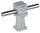 DEHN Leitungshalter 204004 DEHNsnap H=36 grau M8