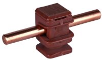 DEHN Leitungshalter DEHNsnap 204017 braun f. Rd 8mm m....