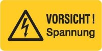 JAHN Folie selbstklebend 05/149F VORSICHT! Spannung (VE:...