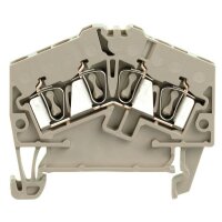 WEIDMUELLER Durchgangs-Reihenklemme ZDU 2.5-2/4AN beige