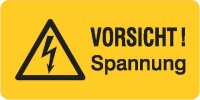 JAHN Folie selbstklebend 05/148F VORSICHT! Spannung (VE:...