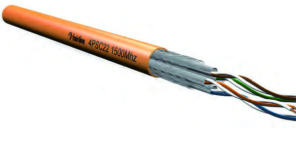 ELMAT Datenkabel duplex Cat.7A 1500Mhz S/FTP 2x(4x2xAWG22) FRNC/LSOH-3 or B2ca