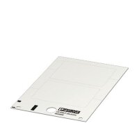 PHOENIX CONTACT Kunststoffschild US-EMLP (85,6X54) weiss...