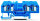 WAGO Durchgangsklemme 3-Leiter 281-684 blau 4qmm