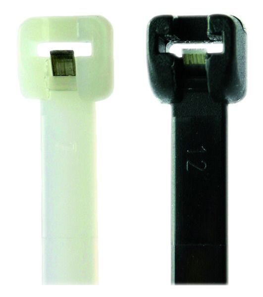 PROT Kabelbinder mit Stahlzunge schwarz PKB-S 2,5x200 (1000 Stk.)