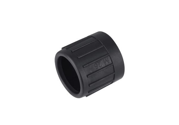 FR&Auml;NKISCHE Kunststoff-Endt&uuml;lle E-Ku-E 40 schwarz UV-best&auml;ndig
