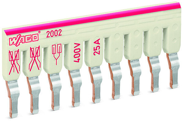 WAGO Schachtelbr&uuml;cke 2002-479 9fach lichtgrau