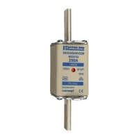 MERSEN NH-Sicherungseinsatz NH2GG40V80 80A Gr. 2 AC400V...