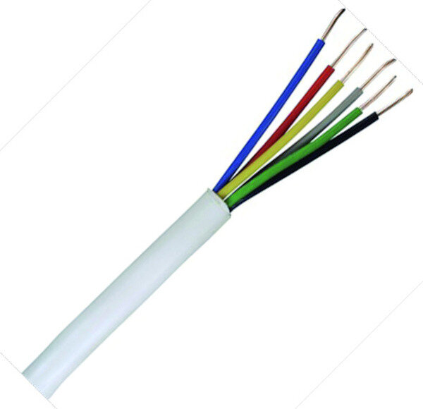 NEUT Klingelmantelleitung Eca YR 3x0,8 RG weiss
