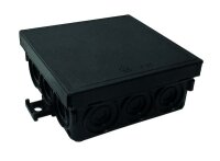 PROT AP-Feuchtraumdose PFRAD 100100 schwarz 100x100x37mm