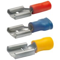 KLAUKE Flachsteckhülse n. DIN 4,8x0,5mm 1,5-2,5qmm...
