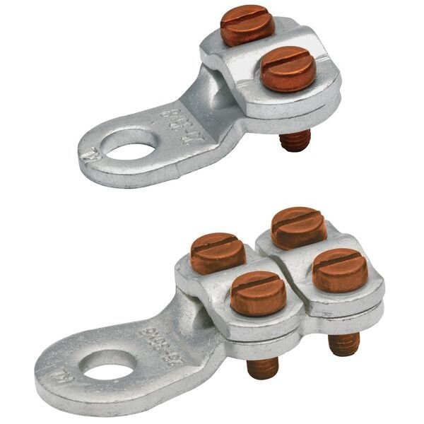 KLAUKE Klemmkabelschuh gestanzt 6-10qmm M6 2 Schrauben VZ