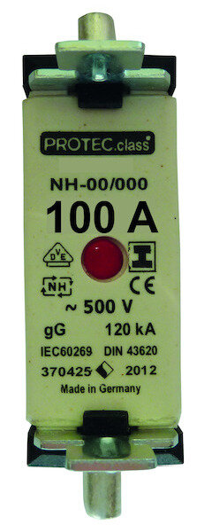 PROT NH-Sicherung (spannungsfr. Griffl.) PSI NH000 SF 100A