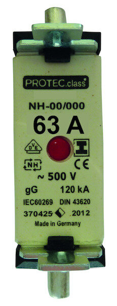 PROT NH-Sicherung (spannungsfr. Griffl.) PSI NH00 SF 63A