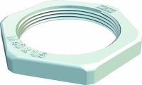 OBO Gegenmutter 116 M M20 PS lichtgrau Polystyrol