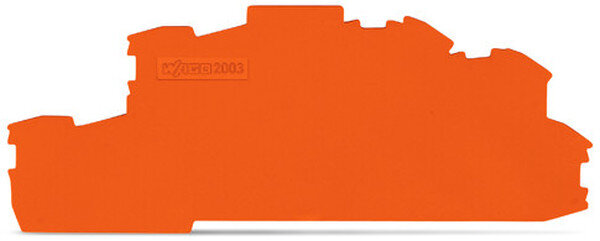 WAGO Abschlussplatte u. Zwischenplatte 2003-6693 1mm orange