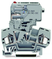 WAGO Sicherungsklemme 281-611/281-541 4qmm LED rot