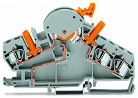 WAGO Trenn und Messklemme 282-870 grau