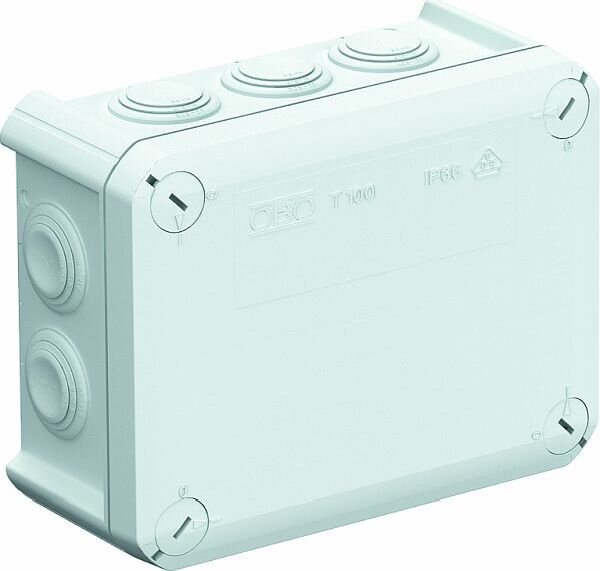 OBO Kabelabzweigkasten T100 151x117x67 lichtgrau