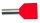 PROT Doppel-Aderendh&uuml;lsen 2x1,0qmm/10mm PAEH 100D/10 rot isoliert VE100