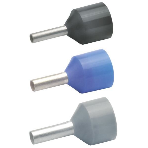 KLAUKE Aderendh&uuml;lse 2,5qmm 12mm blau VZ isoliert