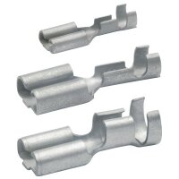 KLAUKE Flachsteckhülse n. DIN 2,8x0,5mm 0,5-1qmm VZ