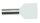 PROT Doppel-Aderendh&uuml;lsen 2x0,50qmm/8mm PAEH 050D/8 weiss isoliert VE100