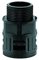 FLEXA Schlauchverschraubung RQG-M 20 schwarz