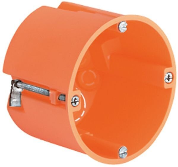 KAISER Hohlwand-Ger&auml;teverbindungsdose 9068-03 T: 61mm orange f. d&uuml;nne Beplank.