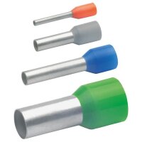 KLAUKE Aderendhülse n. DIN 0,14qmm 8mm grau VZ isoliert