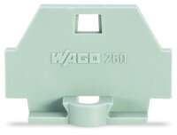WAGO Abschlussplatte 260-361 grau