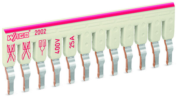 WAGO Schachtelbr&uuml;cke 2002-482 12fach lichtgrau