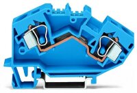 WAGO Durchgangsklemme 2-Leiter 784-604 10qmm blau