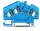 WAGO Durchgangsklemme 3-Leiter 281-651 blau 4qmm