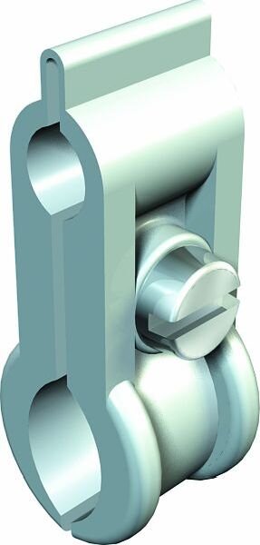 OBO Spanndrahtschelle 4024 9-16mm lichtgrau