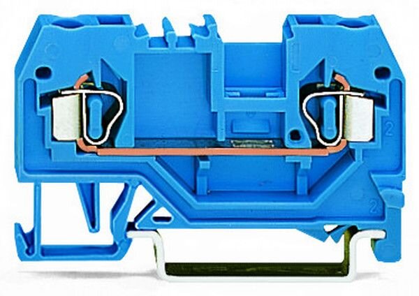 WAGO Durchgangsklemme 2-Leiter 280-904 2,5qmm blau