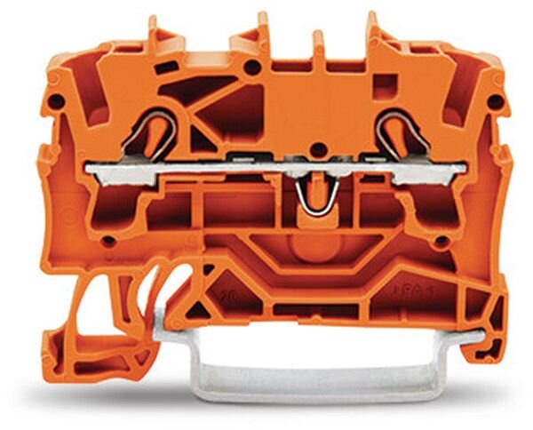 WAGO Durchgangsklemme 2-Leiter 2002-1202 2,5qmm orange