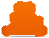 WAGO Abschlussplatte u. Zwischenplatte 2002-3292 orange...