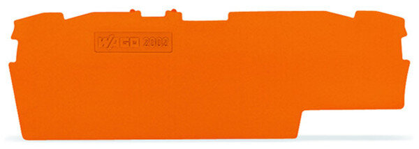 WAGO Abschluss-/Zwischenplatte 2002-1892 orange 1mm